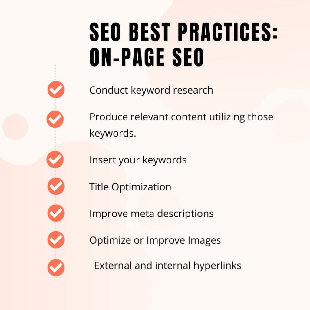 SEO best practices On-page Optimization