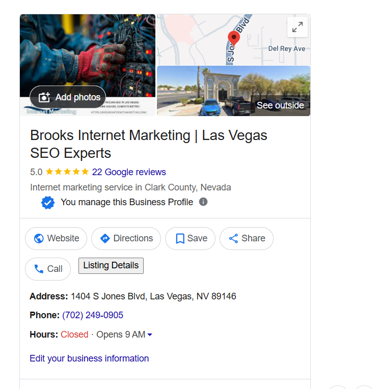 How to Optimize Your Google Business Profile for Las Vegas Searches (2026) 1 Google Business Profile Optimization in Las Vegas, nevada