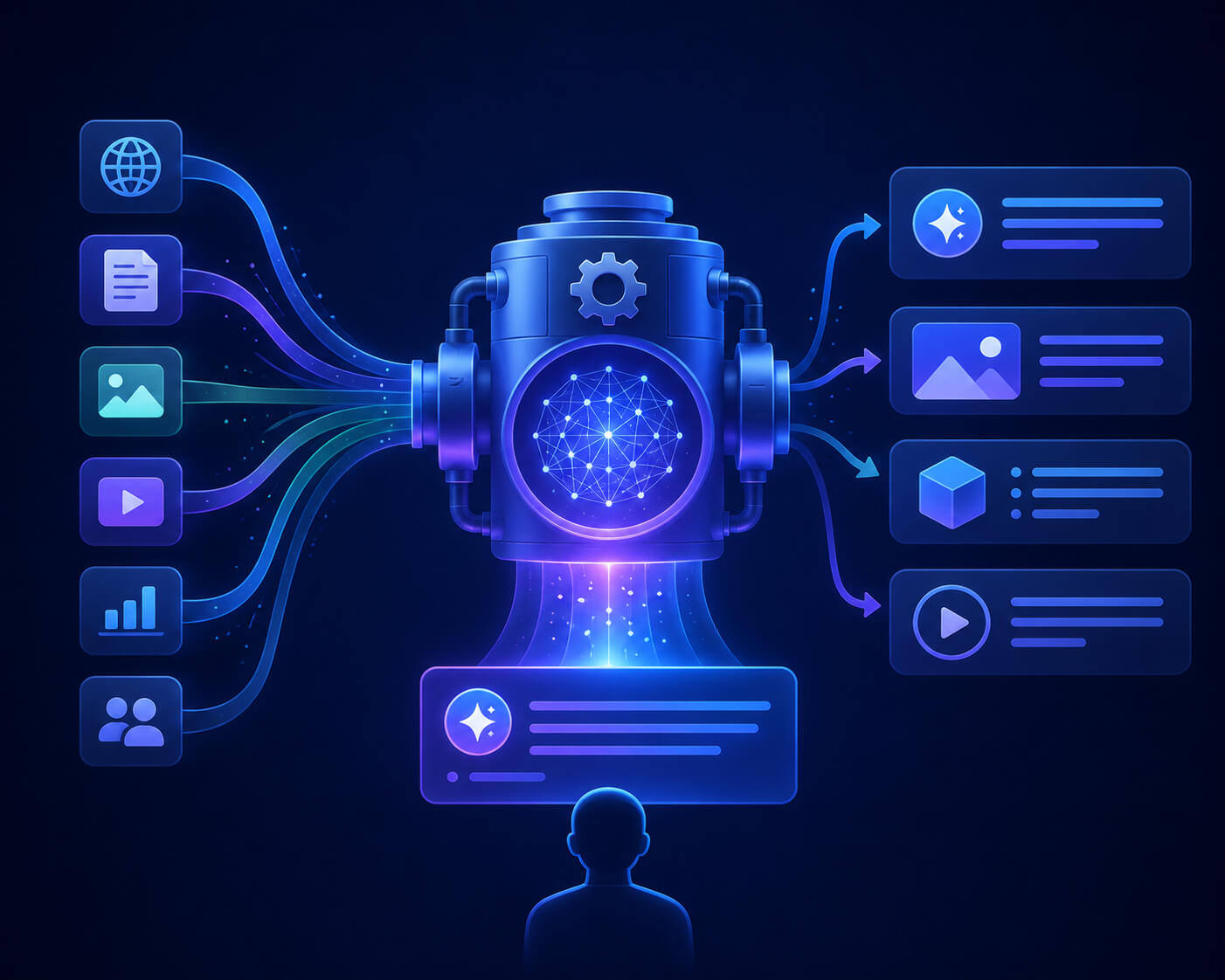 GEO vs. SEO: A Clear Look at the Difference and Its Importance 1 A digital display showing search results on ChatGPT Gemini and Perplexity platforms optimized by Brooks Internet Marketing for local visibility in Orange County California.