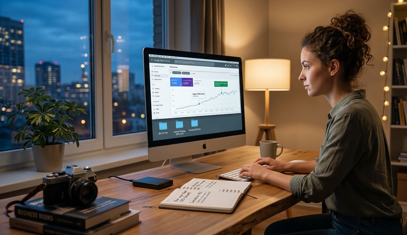 SEO is a Long Term Investment For Businesses 1 A digital marketing expert analyzing website metrics and search engine rankings for a long term investment strategy with Brooks Internet Marketing in Orange County California